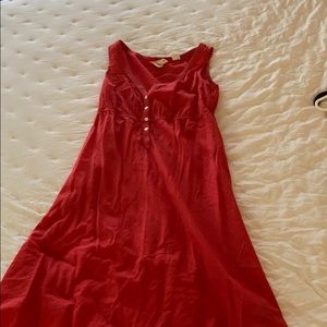 Logg h&m beach casual red dress cover up